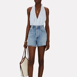 SILVIA TCHERASSI Valenti Halter Bodysuit